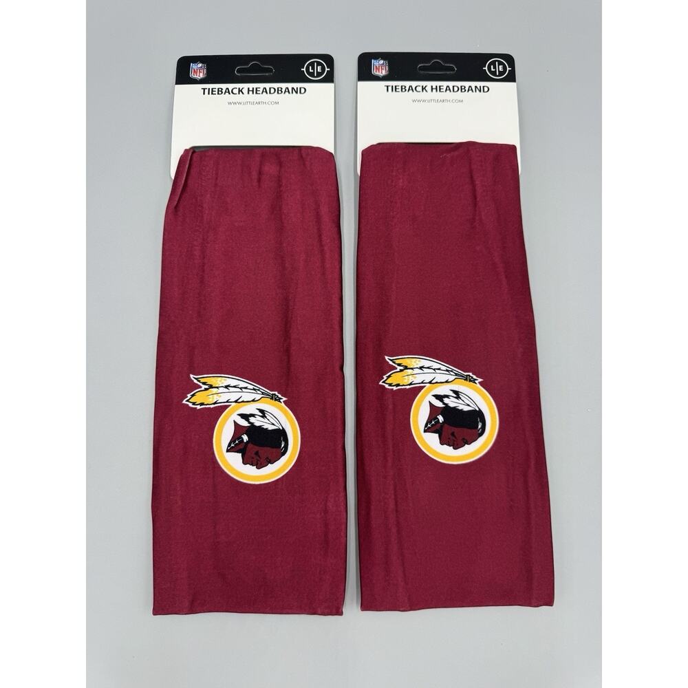 Washington Redskins Tieback Headbands Lot Of 2 Little Earth